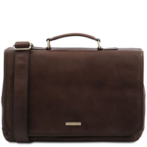 Mantova - Borsa da lavoro TL SMART multiscomparto in pelle con pattella