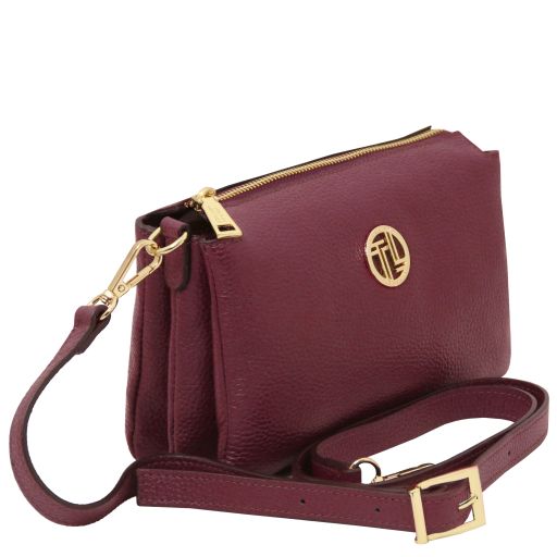 Sia - Pochette in pelle morbida