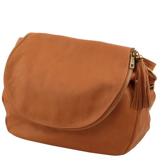 TL Bag - Borsa morbida a tracolla con nappa