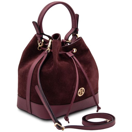 Minerva - Borsa secchiello in pelle