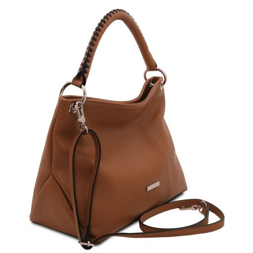 TL Bag - Borsa a spalla in pelle morbida