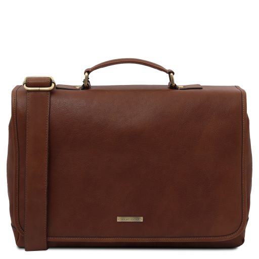Mantova - Borsa da lavoro TL SMART multiscomparto in pelle con pattella