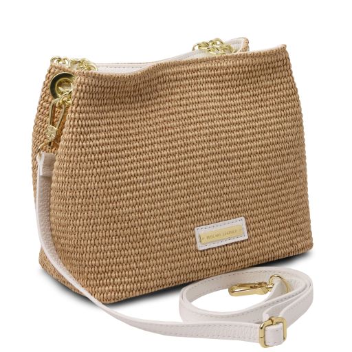 TL Bag - Borsa secchiello effetto paglia