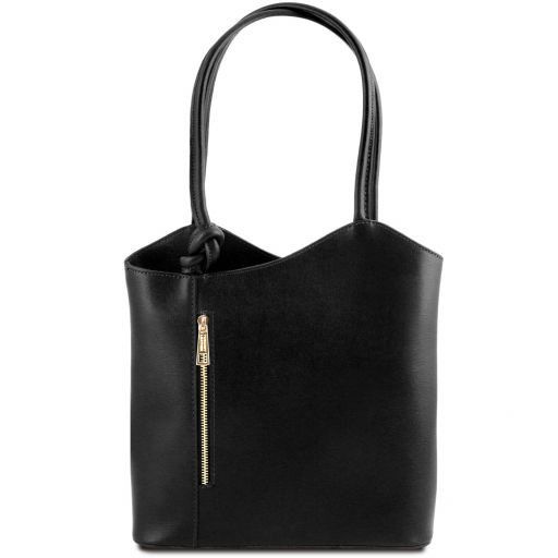 Patty - Borsa donna convertibile a zaino in pelle Saffiano