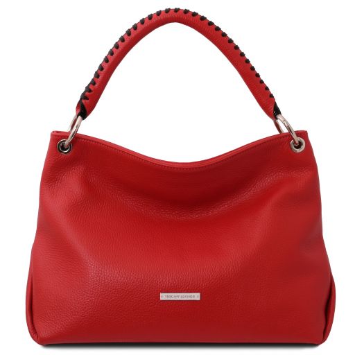TL Bag - Borsa a spalla in pelle morbida