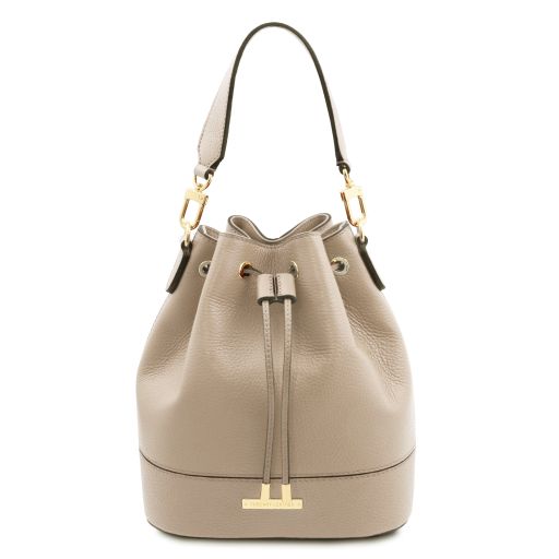 TL Bag - Borsa secchiello in pelle