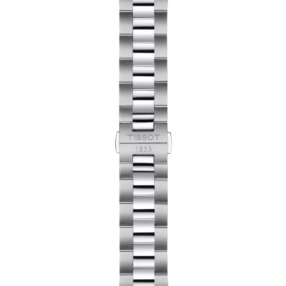 Tissot Gentleman T1274101103100 – Orologio uomo quarzo bianco, cassa acciaio 40 mm, vetro zaffiro antigraffio